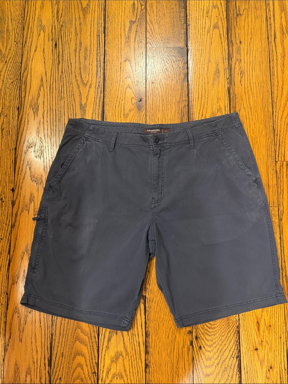 Johnston & Murphy Men's Navy Flat Front Casual Shorts Size 40 Waist